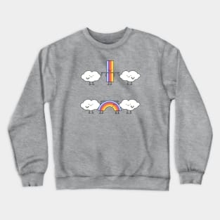 How are rainbows made? Crewneck Sweatshirt